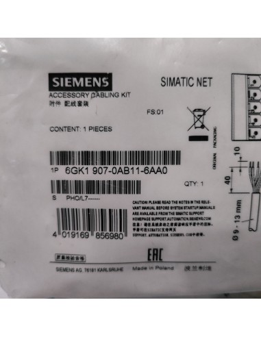 6GK1 907-0AB11-6AA0 Siemens Accessory...