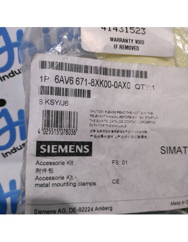 6AV6 671-8XK00-0AX0 Siemens Accessory...