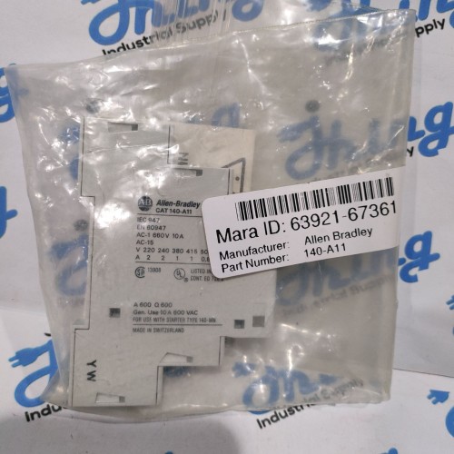 140-A11 Allen Bradley Auxiliary Contact