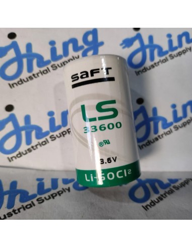 Saft LS 33600 3.6V Lithium PLC Battery