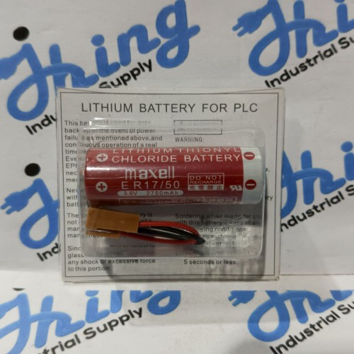Maxell ER17/50 Lithium PLC Battery