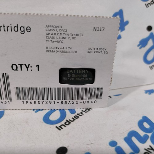 Siemens 6ES7291-8BA20-0XA0 PLC-200 Lithium Battery