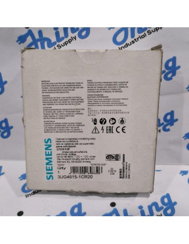 Siemens 3UG4615-1CR20  Monitoring Relay