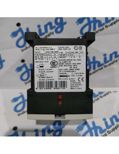 Siemens 3RT1015-1AK61 Contactor