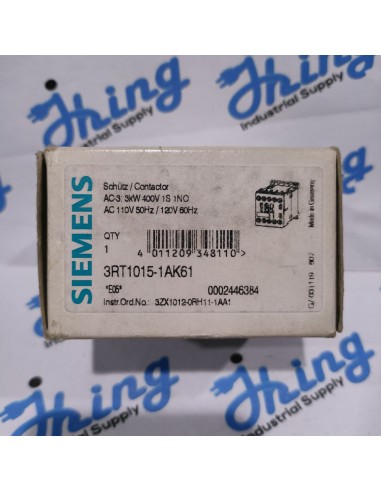 3RT1015-1AK61 Siemens Contactor