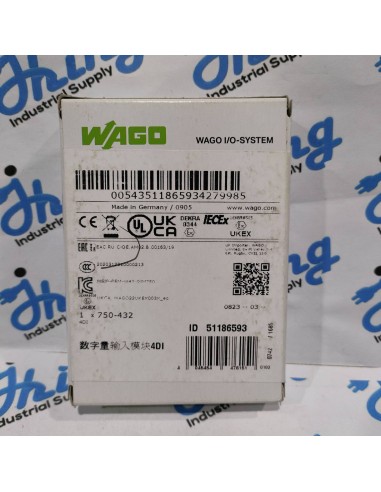 750-432 Wago I/O Module for Use with I/O System
