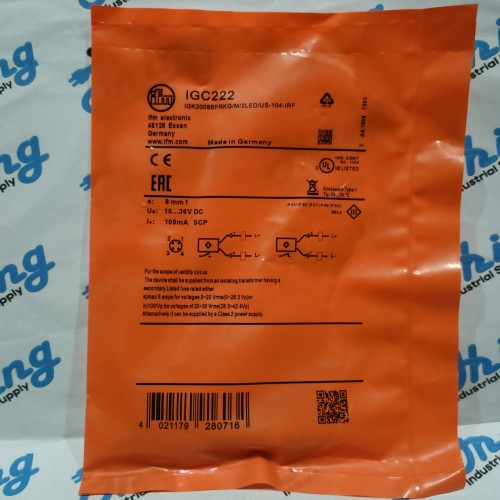 IGC222 IFM Electronic Inductive Sensor