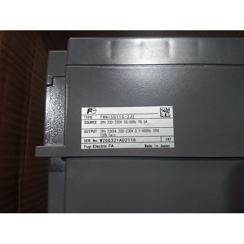 FRN15G11S-2JE Fuji Electric Variable Frequency Drive