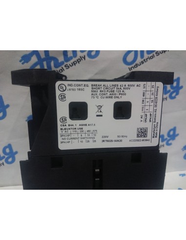 3RT6028-1AN20 Siemens Contactor