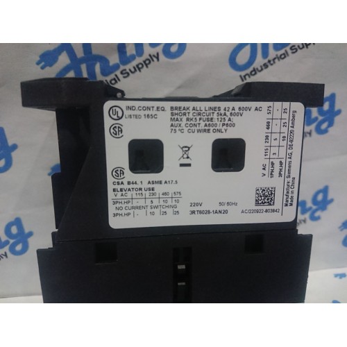 3RT6028-1AN20 Siemens Contactor
