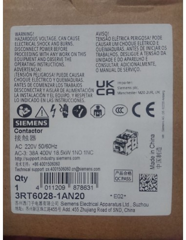 3RT6028-1AN20 Siemens Contactor