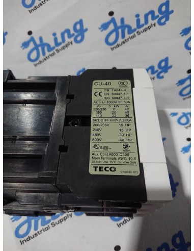 3A1A1B CU-40 Teco Contactor