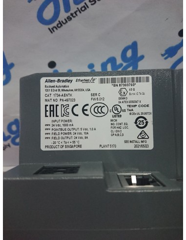 1734-AENT Allen-Bradley EtherNet IP...