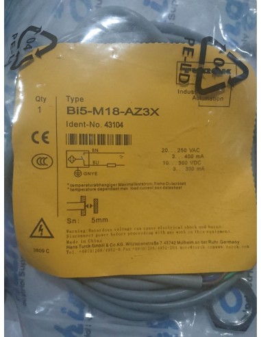 Bi5-M18-AZ3X TURCK Photo-electric...