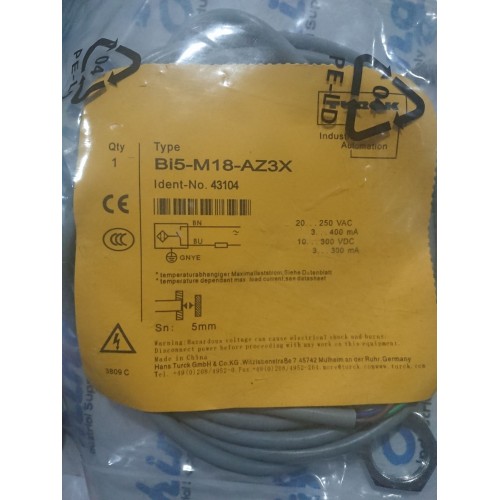 Bi5-M18-AZ3X TURCK Photo-electric Inductive Sensor