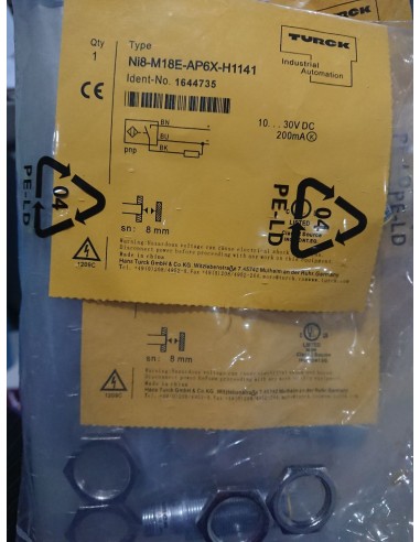 Ni8-M18E-AP6X-H1141 TURCK Inductive Sensor