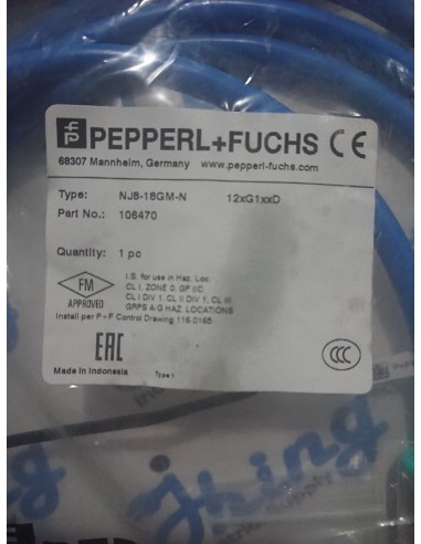 NJ8-18GM-N Pepperl+Fuchs Proximity...