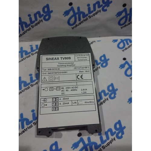 TV809 809-3210 SINEAX Signal Conversion Module