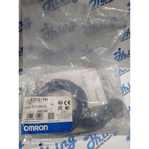 E3ZG-T81 Omron Photoelectric Sensor