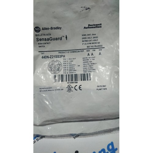 440N-Z21SS3PH Allen-Bradley Non Contact Switch