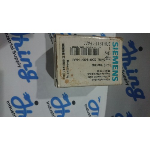3RH1911-1FA11 Siemens Auxiliary Switch Block
