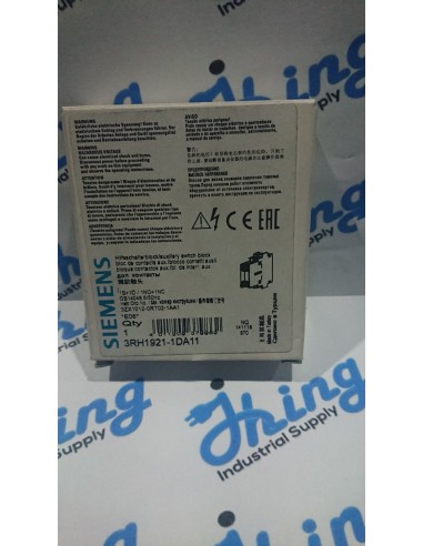 3RH1921-1DA11 Siemens Aux. Switch Block