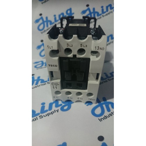 CU-11 4A Teco Magnetic Contactor, 3 phase, 220V coil, 50/60Hz, NC