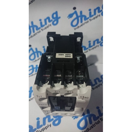 CU-11 4A Teco Magnetic Contactor, 3 phase, 220V coil, 50/60Hz, NC