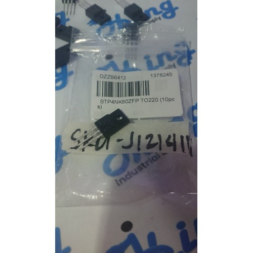 P4NK60ZFP N-Channel Power MOSFET Transistor