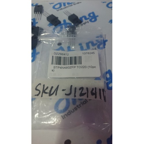 P4NK60ZFP N-Channel Power MOSFET Transistor