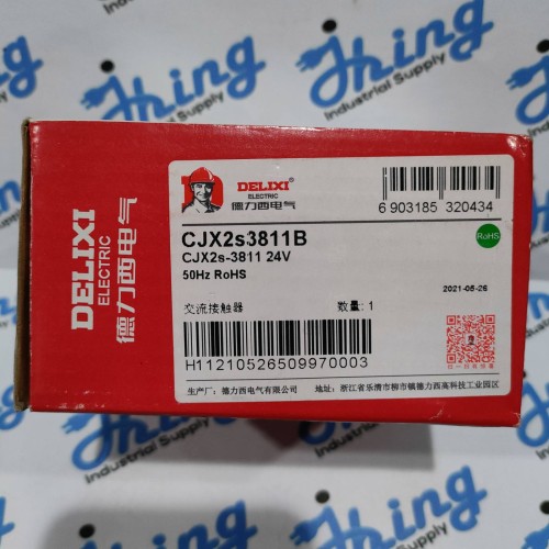 CJX2s3811B Delixi Electric AC Contactor