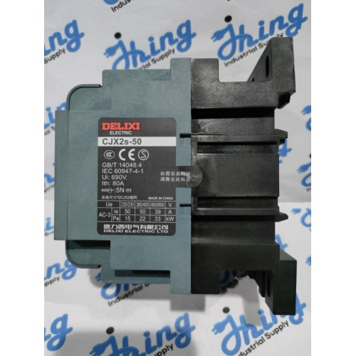 CJX2s5011B Delixi Electric AC Contactor